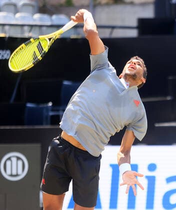 11.06.2021, ATP, Tennis Herren Tour Mercedes Cup Stuttgart, Weissenhofff, Tennis, im Bild: Felix Auger Aliassime (CAN)