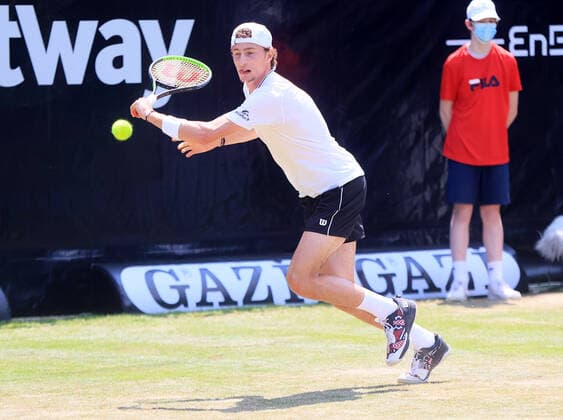 11.06.2021, ATP, Tennis Herren Tour Mercedes Cup Stuttgart, Weissenhofff, Tennis, im Bild: Ugo Humbert (FRA)