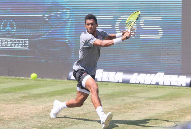 11.06.2021, ATP, Tennis Herren Tour Mercedes Cup Stuttgart, Weissenhofff, Tennis, im Bild: Felix Auger Aliassime (CAN)