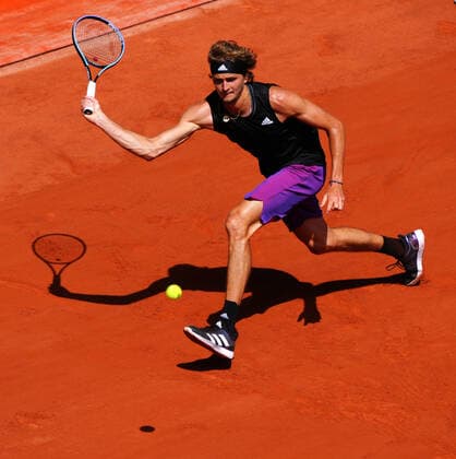 Mandatory Credit: Photo by Javier Garcia BPI Shutterstock (12058128aj) Alexander Zverev during his semi final match French Open Tennis, Day Thirteen, Roland Garros, Paris, France - 11 Jun 2021 French Open Tennis, Day Thirteen, Roland Garros, Paris, France - 11 Jun 2021  Copyright: xJavierxGarcia BPI Shutterstockx 12058128aj