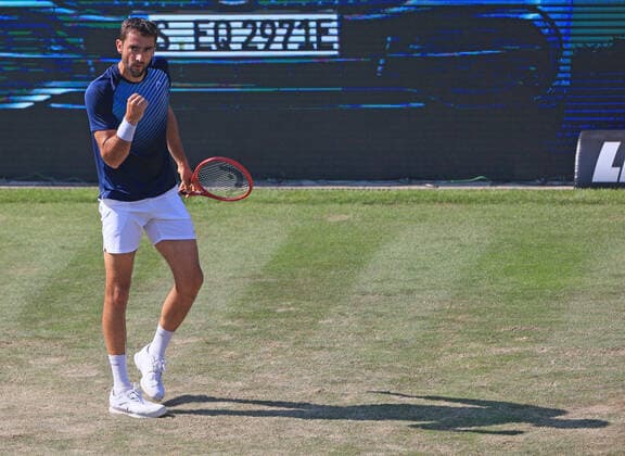 1.06.2021, ATP, Tennis Herren Tour Mercedes Cup Stuttgart, Weissenhofff, Tennis, im Bild: Marin Cilic (CRO)