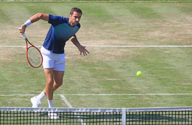 1.06.2021, ATP, Tennis Herren Tour Mercedes Cup Stuttgart, Weissenhofff, Tennis, im Bild: Marin Cilic (CRO)