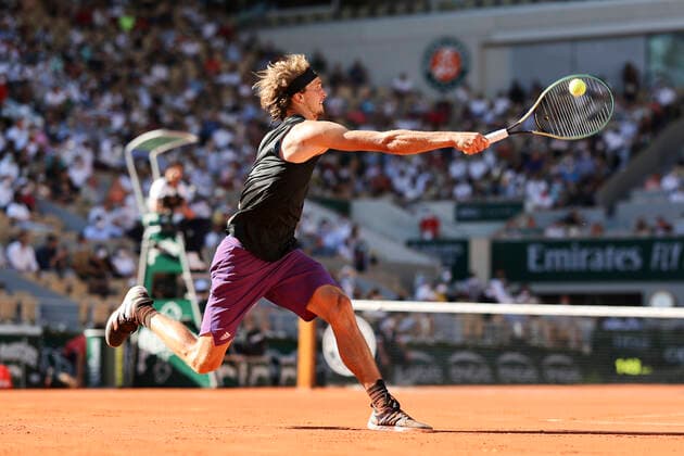 Alexander Zverev (GER) Tennis - French Open 2021 - Grand Slam - Roland Garros - Paris - - France - 11 June 2021. Copyright: xJuergenxHasenkopfx