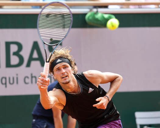Alexander Zverev (GER) Tennis - French Open 2021 - Grand Slam - Roland Garros - Paris - - France - 11 June 2021. Copyright: xJuergenxHasenkopfx