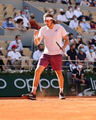 Stefanos Tsitsipas Tennis - French Open 2021 - Grand Slam - Roland Garros - Paris - - France - 11 June 2021. Copyright: xJuergenxHasenkopfx