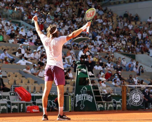 Stefanos Tsitsipas Tennis - French Open 2021 - Grand Slam - Roland Garros - Paris - - France - 11 June 2021. Copyright: xJuergenxHasenkopfx