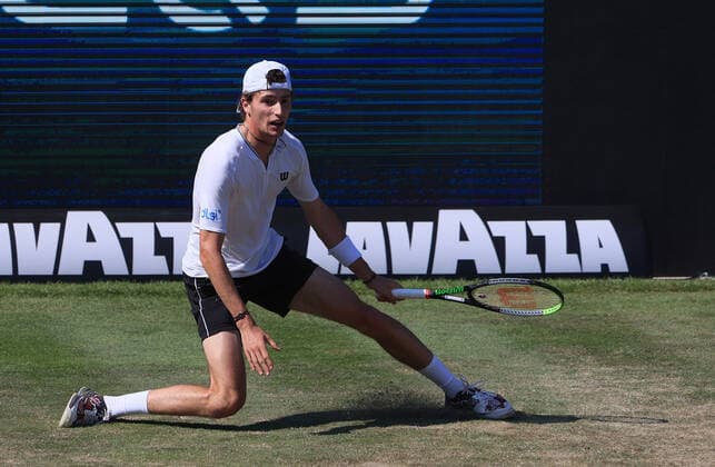 1.06.2021, ATP, Tennis Herren Tour Mercedes Cup Stuttgart, Weissenhofff, Tennis, im Bild: Ugo Humbert (FRA)