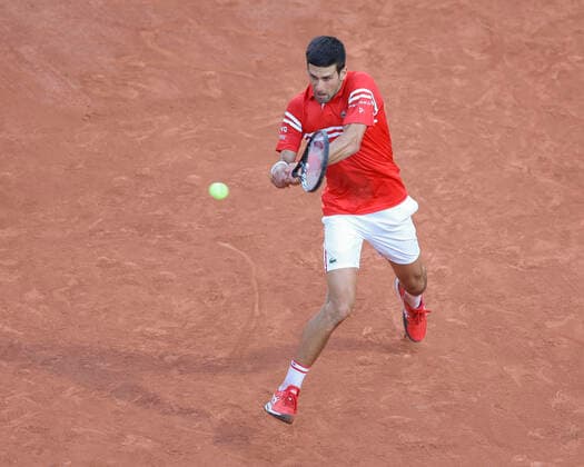 Novak Djokovic (SRB) Tennis - French Open 2021 - Grand Slam - Roland Garros - Paris - - France - 11 June 2021. Copyright: xJuergenxHasenkopfx