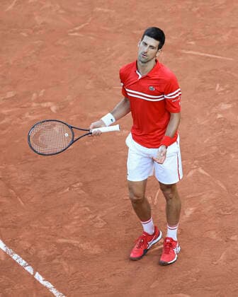 Novak Djokovic (SRB) Tennis - French Open 2021 - Grand Slam - Roland Garros - Paris - - France - 11 June 2021. Copyright: xJuergenxHasenkopfx
