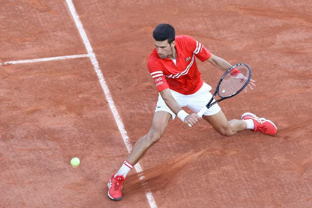 Novak Djokovic (SRB) Tennis - French Open 2021 - Grand Slam - Roland Garros - Paris - - France - 11 June 2021. Copyright: xJuergenxHasenkopfx