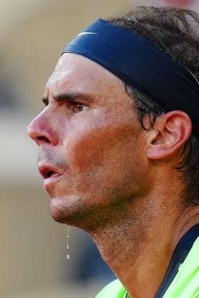 Mandatory Credit: Photo by Javier Garcia BPI Shutterstock (12058128ju) Rafael Nadal during his semi final match French Open Tennis, Day Thirteen, Roland Garros, Paris, France - 11 Jun 2021 French Open Tennis, Day Thirteen, Roland Garros, Paris, France - 11 Jun 2021  Copyright: xJavierxGarcia BPI Shutterstockx 12058128ju