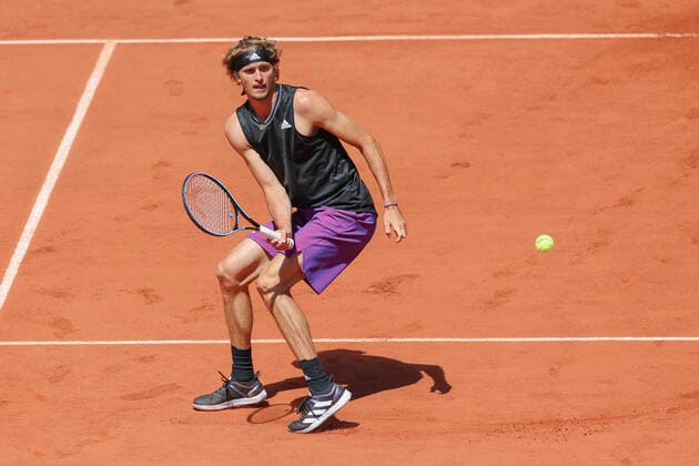 Alexander Zverev (GER) Tennis - French Open 2021 - Grand Slam - Roland Garros - Paris - - France - 11 June 2021. Copyright: xJuergenxHasenkopfx