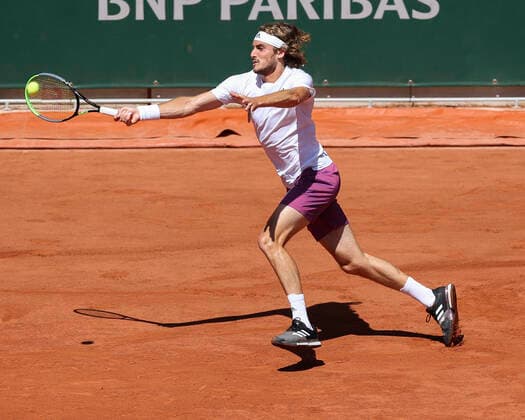 Stefanos Tsitsipas Tennis - French Open 2021 - Grand Slam - Roland Garros - Paris - - France - 11 June 2021. Copyright: xJuergenxHasenkopfx