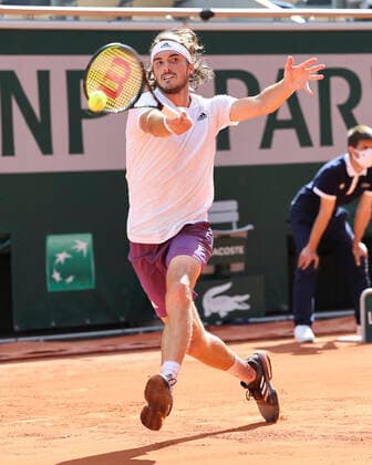 Stefanos Tsitsipas Tennis - French Open 2021 - Grand Slam - Roland Garros - Paris - - France - 11 June 2021. Copyright: xJuergenxHasenkopfx