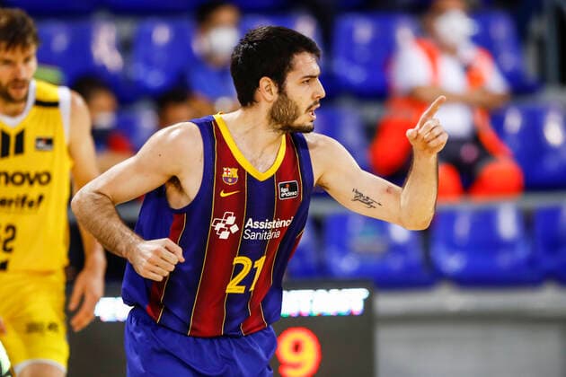 Basketball, Halbfinale, FC Barcelona - CB 1939 Canarias FC Barcelona, Barca V Lenovo Tenerife - Liga ACB Playoff 21 Alex Abrines of FC Barcelona during the Liga ACB playoff 3rd match of the semi final between FC Barcelona and Lenovo Tenerife at Palau Blaugrana on June 11, 2021 in Barcelona, Spain. Barcelona Spain bonilla-fcbarcel210611_npvfK  Copyright: xXavierxBonillax
