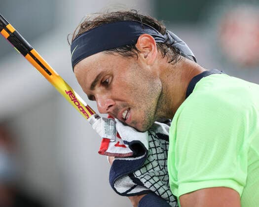 Rafael Nadal (ESP) Tennis - French Open 2021 - Grand Slam - Roland Garros - Paris - - France - 11 June 2021. Copyright: xJuergenxHasenkopfx