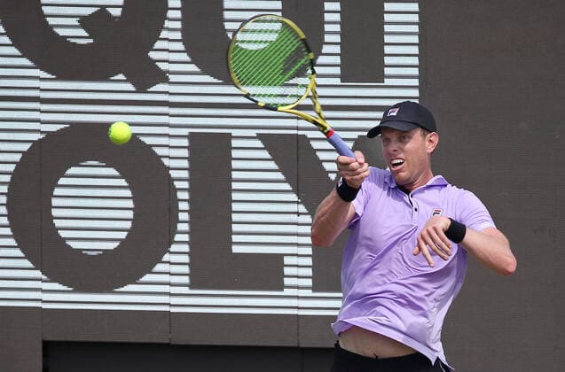 12.06.2021. Deutschland, Stuttgart, Tennis MercedesCup 2021, Halbfinale, Sam Querrey (USA)
