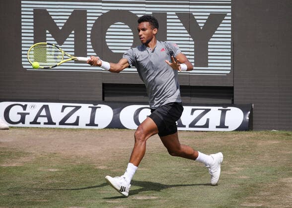 12.06.2021. Deutschland, Stuttgart, Tennis MercedesCup 2021, Halbfinale, Felix Auger-Aliassime (CAN)