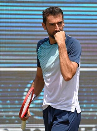 Marin Cilic (CRO) jubel Jubel Gestik, Geste Faust zieht ins Finale ein 12.06.2021 Halbfinale Tennis MercedesCup Stuttgart 2021 Weißenhof ATP, Tennis Herren 07.-13.06.2021 Tennis MercedesCup Stuttgart 2021