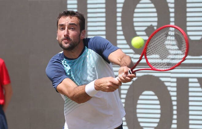 12.06.2021. Deutschland, Stuttgart, Tennis MercedesCup 2021, Halbfinale, Marin Cilic (CRO)