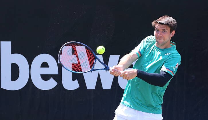 12.06.2021. Deutschland, Stuttgart, Tennis MercedesCup 2021, Halbfinale, Jurij Rodionov (AUT)