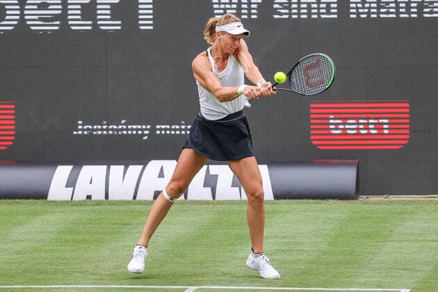 Im Bild: Liudmila SAMSONOVA (RUS) bett1open 2021 WTA, Tennis Damen 500), Berlin, LTTC Rot-Weiß - Steffi-Graf-Stadion, 12.06.2021,