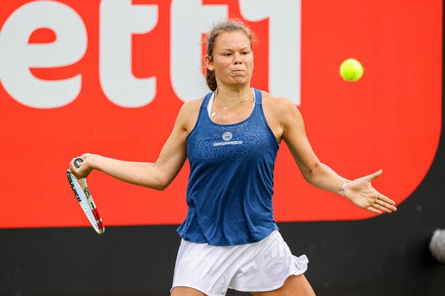 Im Bild: Nikol (Nicole) RIVKIN (GER) bett1open 2021 WTA, Tennis Damen 500), Berlin, LTTC Rot-Weiß - Steffi-Graf-Stadion, 12.06.2021,