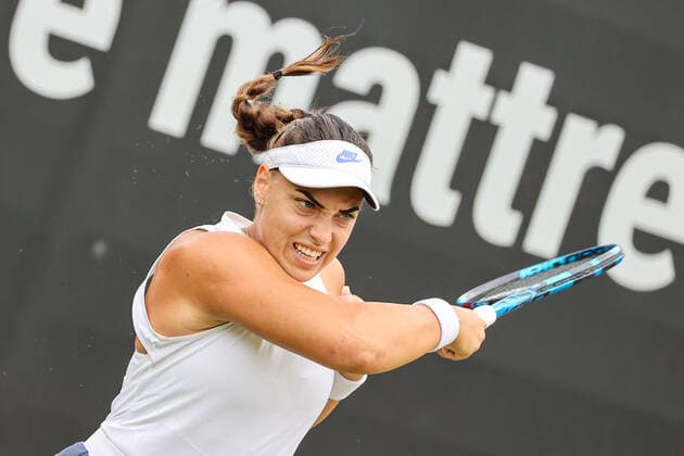 Im Bild: Ana KONJUH (CRO) bett1open 2021 WTA, Tennis Damen 500), Berlin, LTTC Rot-Weiß - Steffi-Graf-Stadion, 12.06.2021,