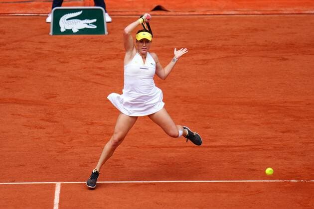 Mandatory Credit: Photo by Javier Garcia BPI Shutterstock (12058169o) Anastasia Pavlyuchenkova during the Women s Singles final French Open Tennis, Day Fourteen, Roland Garros, Paris, France - 12 Jun 2021 French Open Tennis, Day Fourteen, Roland Garros, Paris, France - 12 Jun 2021  Copyright: xJavierxGarcia BPI Shutterstockx 12058169o