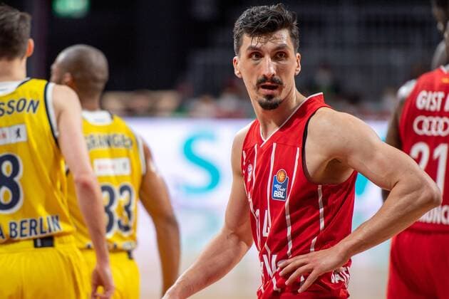 Nihad Djedovic 14 (FC Bayern), FC Bayern Basketball vs. Alba Berlin, BBL Playoffs, Finale, 12.06.2021 Muenchen Bayern Deutschland