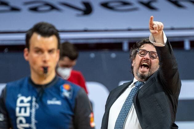 Head Coach Andrea Trinchieri (FC Bayern), FC Bayern Basketball vs. Alba Berlin, BBL Playoffs, Finale, 12.06.2021 Muenchen Bayern Deutschland