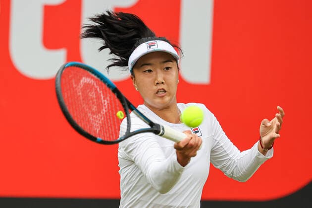 Im Bild: Ann LI (USA) bett1open 2021 WTA, Tennis Damen 500), Berlin, LTTC Rot-Weiß - Steffi-Graf-Stadion, 12.06.2021,
