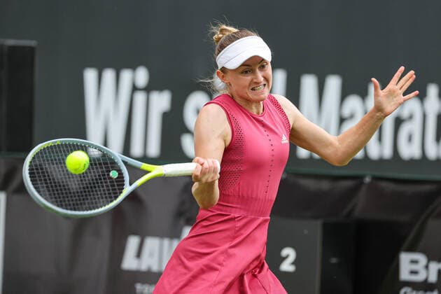 Im Bild: Aliaksandra SASNOVICH (BLR) bett1open 2021 WTA, Tennis Damen 500), Berlin, LTTC Rot-Weiß - Steffi-Graf-Stadion, 12.06.2021,
