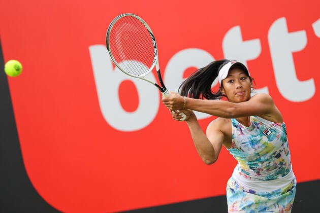 Im Bild: Priscilla HON (AUS) bett1open 2021 WTA, Tennis Damen 500), Berlin, LTTC Rot-Weiß - Steffi-Graf-Stadion, 12.06.2021,