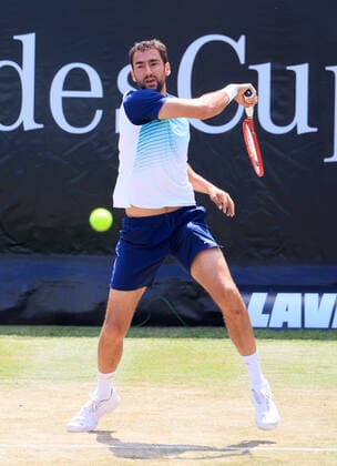 12.06.2021, ATP, Tennis Herren Tour Mercedes Cup 2021 Stuttgart, TC Weissenhof, Tennis, im Bild: Marin Cilic (CRO)