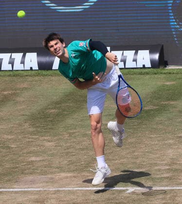 12.06.2021, ATP, Tennis Herren Tour Mercedes Cup 2021 Stuttgart, TC Weissenhof, Tennis, im Bild: Jurij Rodionov (AUT)