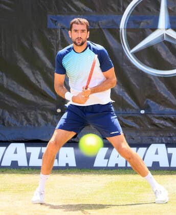 12.06.2021, ATP, Tennis Herren Tour Mercedes Cup 2021 Stuttgart, TC Weissenhof, Tennis, im Bild: Marin Cilic (CRO)