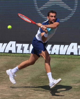 12.06.2021, ATP, Tennis Herren Tour Mercedes Cup 2021 Stuttgart, TC Weissenhof, Tennis, im Bild: Marin Cilic (CRO)