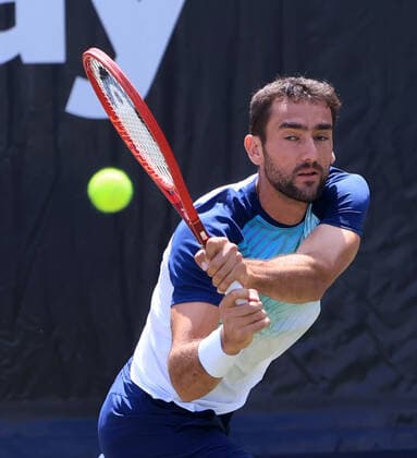 12.06.2021, ATP, Tennis Herren Tour Mercedes Cup 2021 Stuttgart, TC Weissenhof, Tennis, im Bild: Marin Cilic (CRO)