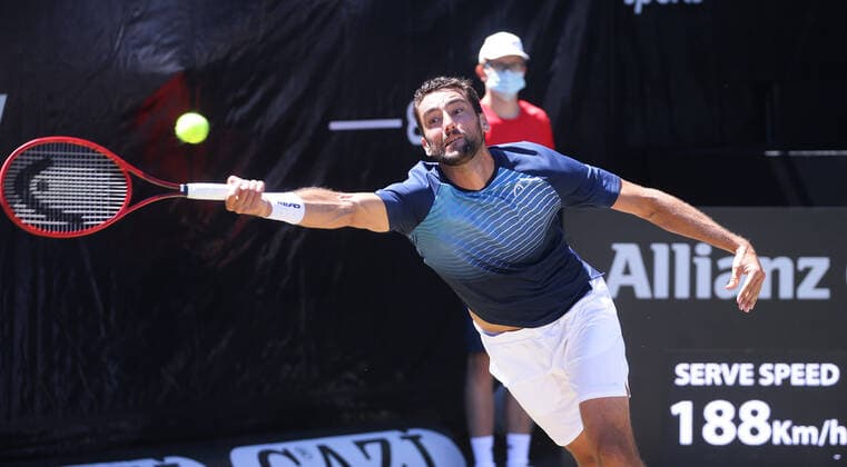 Stuttgart , Tennis MercedesCup 2021 , Finale , Marin Cilic ( CRO )