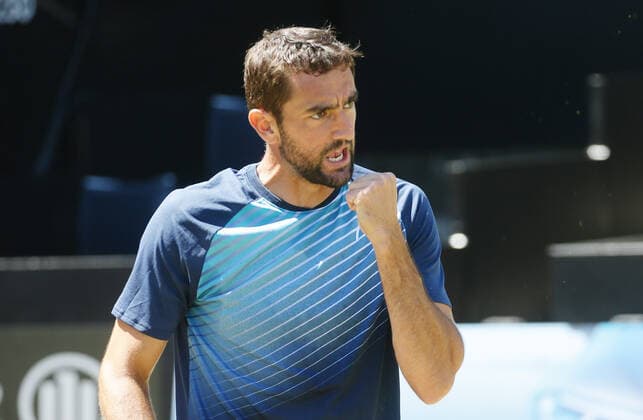 Stuttgart , Tennis MercedesCup 2021 , Finale , Marin Cilic ( CRO )
