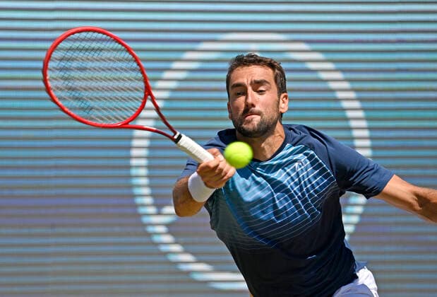 Marin Cilic (CRO Aktion 13.06.2021 Finale Tennis MercedesCup Stuttgart 2021 Weißenhof ATP, Tennis Herren 07.-13.06.2021 Tennis MercedesCup Stuttgart 2021