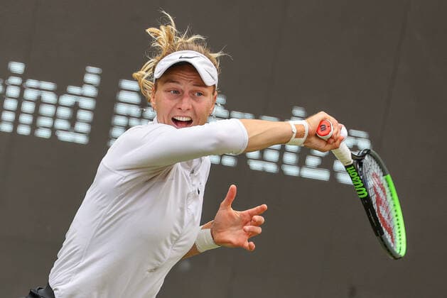 Im Bild: Liudmila SAMSONOVA (RUS) bett1open 2021 WTA, Tennis Damen 500), Berlin, LTTC Rot-Weiß - Steffi-Graf-Stadion, 13.06.2021,