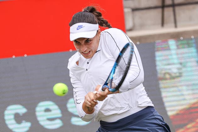 Im Bild: Ana KONJUH (CRO) bett1open 2021 WTA, Tennis Damen 500), Berlin, LTTC Rot-Weiß - Steffi-Graf-Stadion, 13.06.2021,