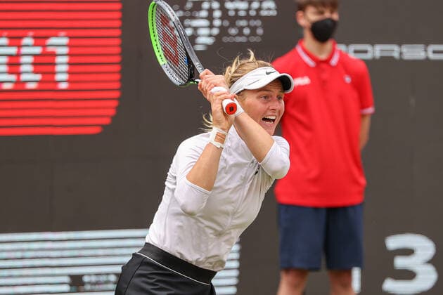 Im Bild: Liudmila SAMSONOVA (RUS) bett1open 2021 WTA, Tennis Damen 500), Berlin, LTTC Rot-Weiß - Steffi-Graf-Stadion, 13.06.2021,