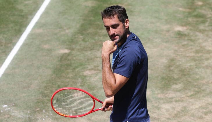 Stuttgart , Tennis MercedesCup 2021 , Finale , Marin Cilic ( CRO )