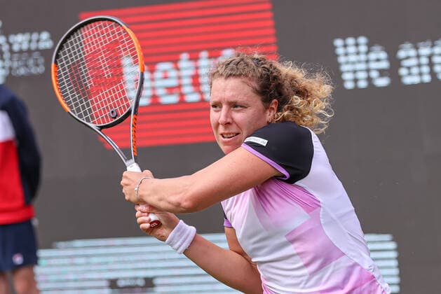 Im Bild: Anna-Lena FRIEDSAM (GER) bett1open 2021 WTA, Tennis Damen 500), Berlin, LTTC Rot-Weiß - Steffi-Graf-Stadion, 13.06.2021,