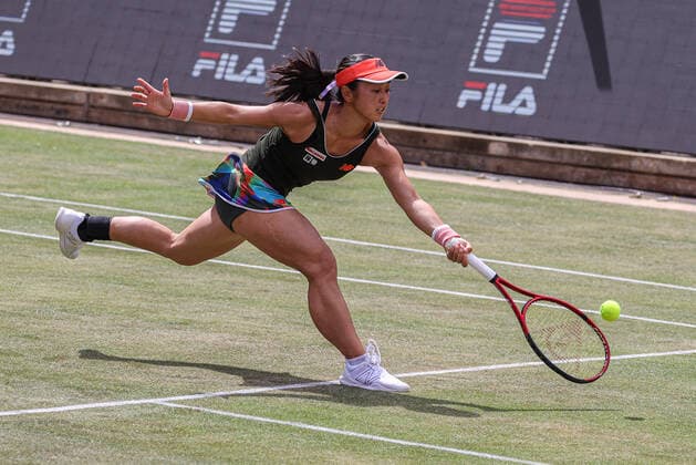 Im Bild: Misaki DOI (JPN) bett1open 2021 WTA, Tennis Damen 500), Berlin, LTTC Rot-Weiß - Steffi-Graf-Stadion, 13.06.2021,