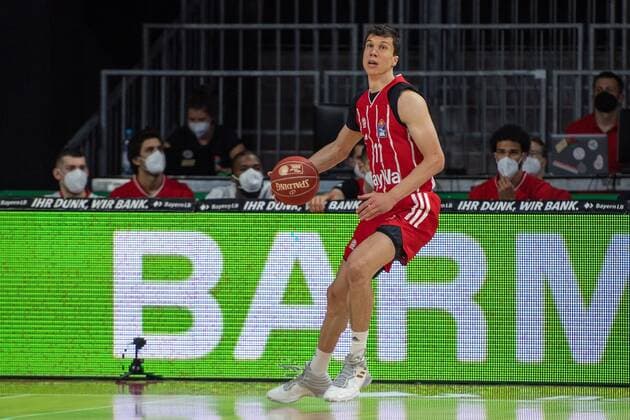 Vladimir Lucic 11 (FC Bayern), FC Bayern Basketball vs. Alba Berlin, BBL Playoffs, Finale, 13.06.2021 Muenchen Bayern Deutschland