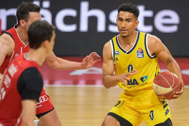 Basketball, BBL, 20210613, FC Bayern München - Alba Berlin. Im Bild Maodo LO (Alba Berlin, 0). München Audi Dome Bayern Deutschland Copyright: Passion2Press MarkusxFischerx